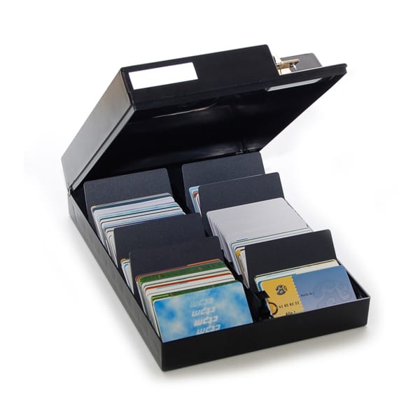 Boîte de rangement pour carte ou badge (capacité 500 cartes)