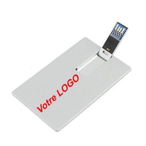 Clés USB format carte de crédit personnalisée