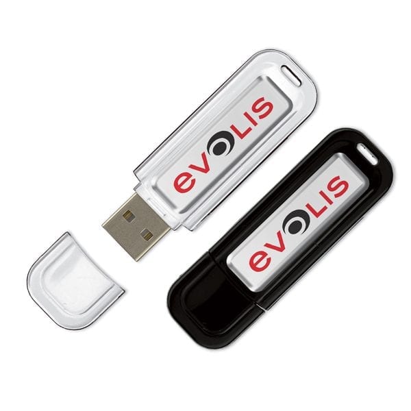 Clés USB personnalisée plastique retractable I Repères Médias