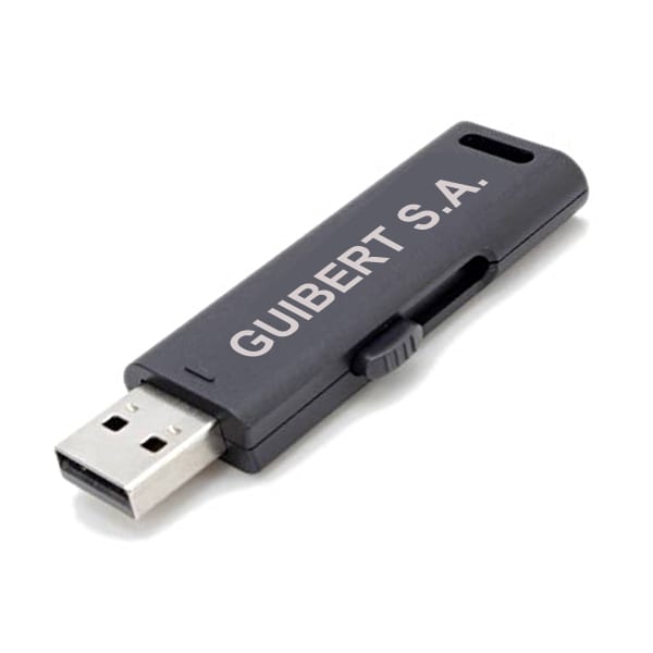 Clé USB 4Go Rotative Imprimée Publicitaire