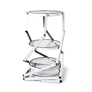 vitrine tour cylindrique pliable pour salon exposition stand transportable