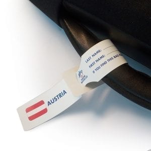 etiquette bagage identification et personnalisation individuelle