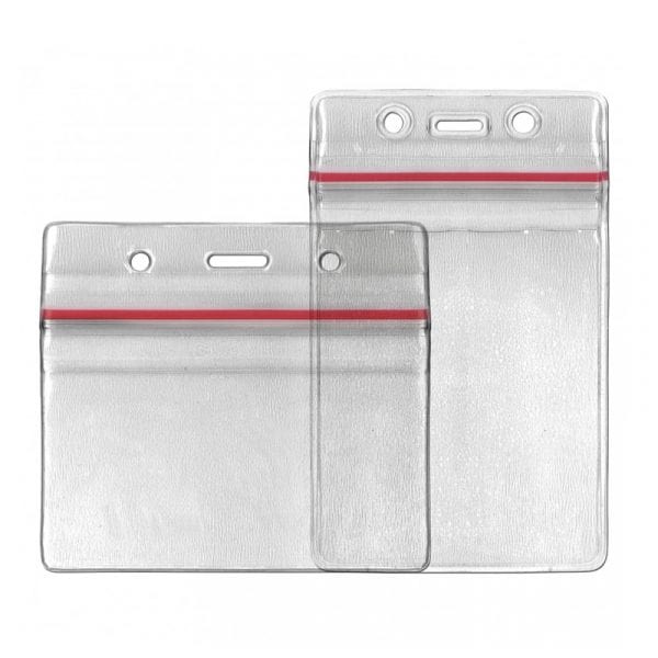 porte-badge porte-carte pochette hermétique étanche horizontal ou vertical