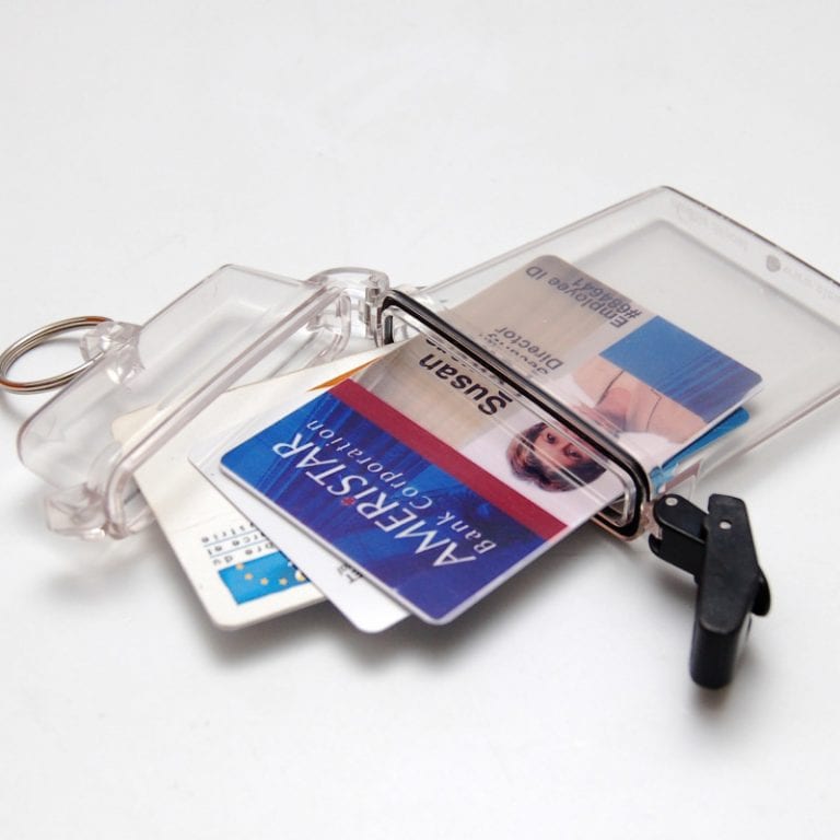 Clip ceinture porte pièces d'identité Clearbox (lot de 10) - Sogedex